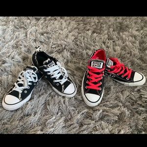 2 pair Converse LIKE NEW (5.5/6W)